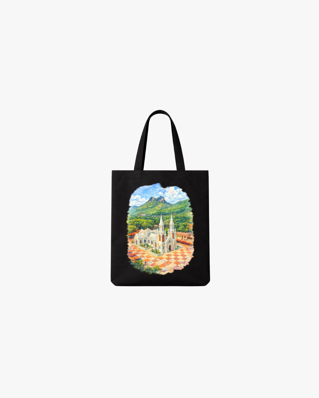 Tote Bag Negra – Basílica del Valle